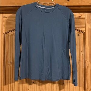Free Fly Long Sleeve Shirt, Blue, Size Small